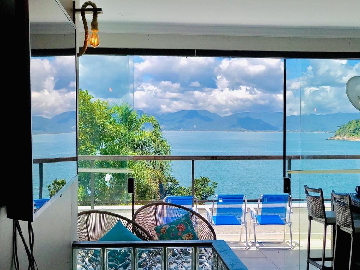 Lindo Duplex Pe Na Areia Com Praia Privativa カラグァタトゥバ エクステリア 写真