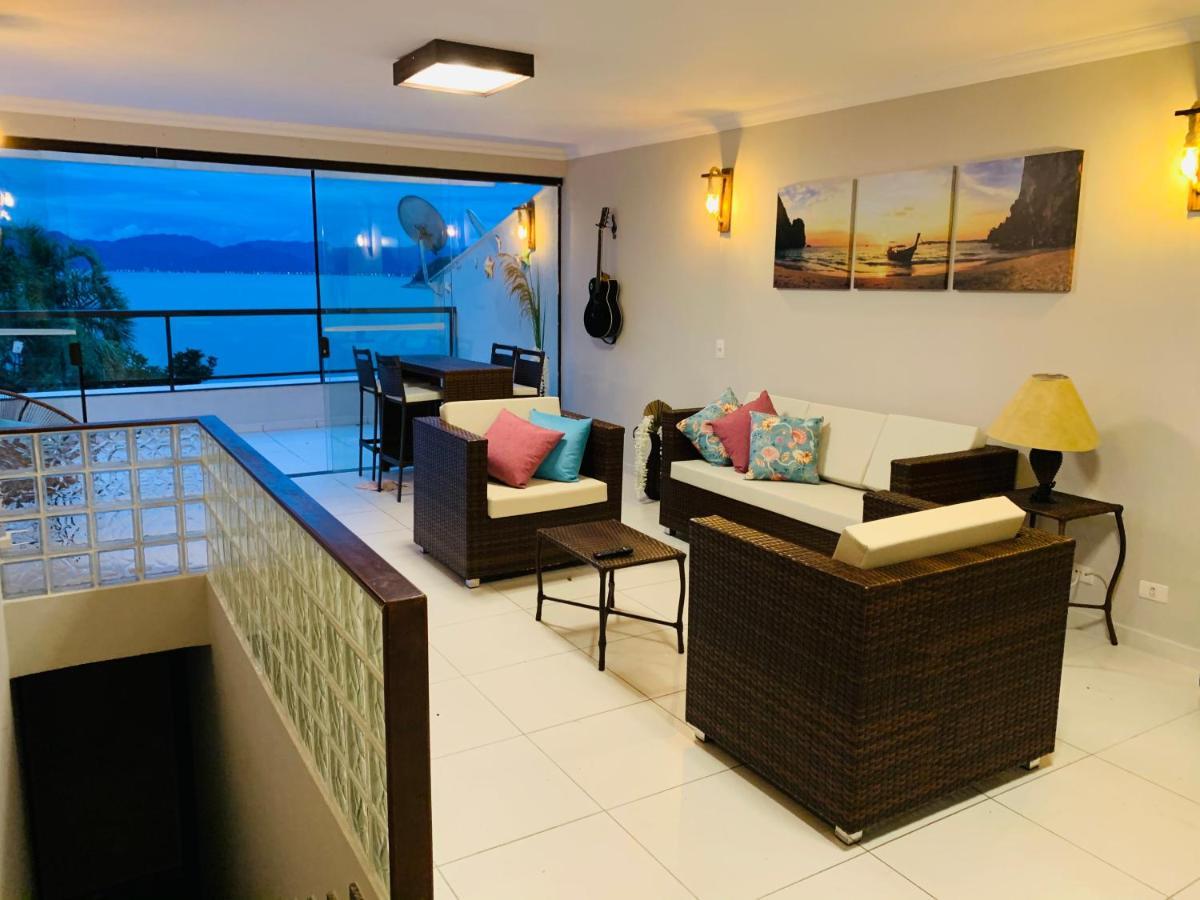 Lindo Duplex Pe Na Areia Com Praia Privativa カラグァタトゥバ エクステリア 写真