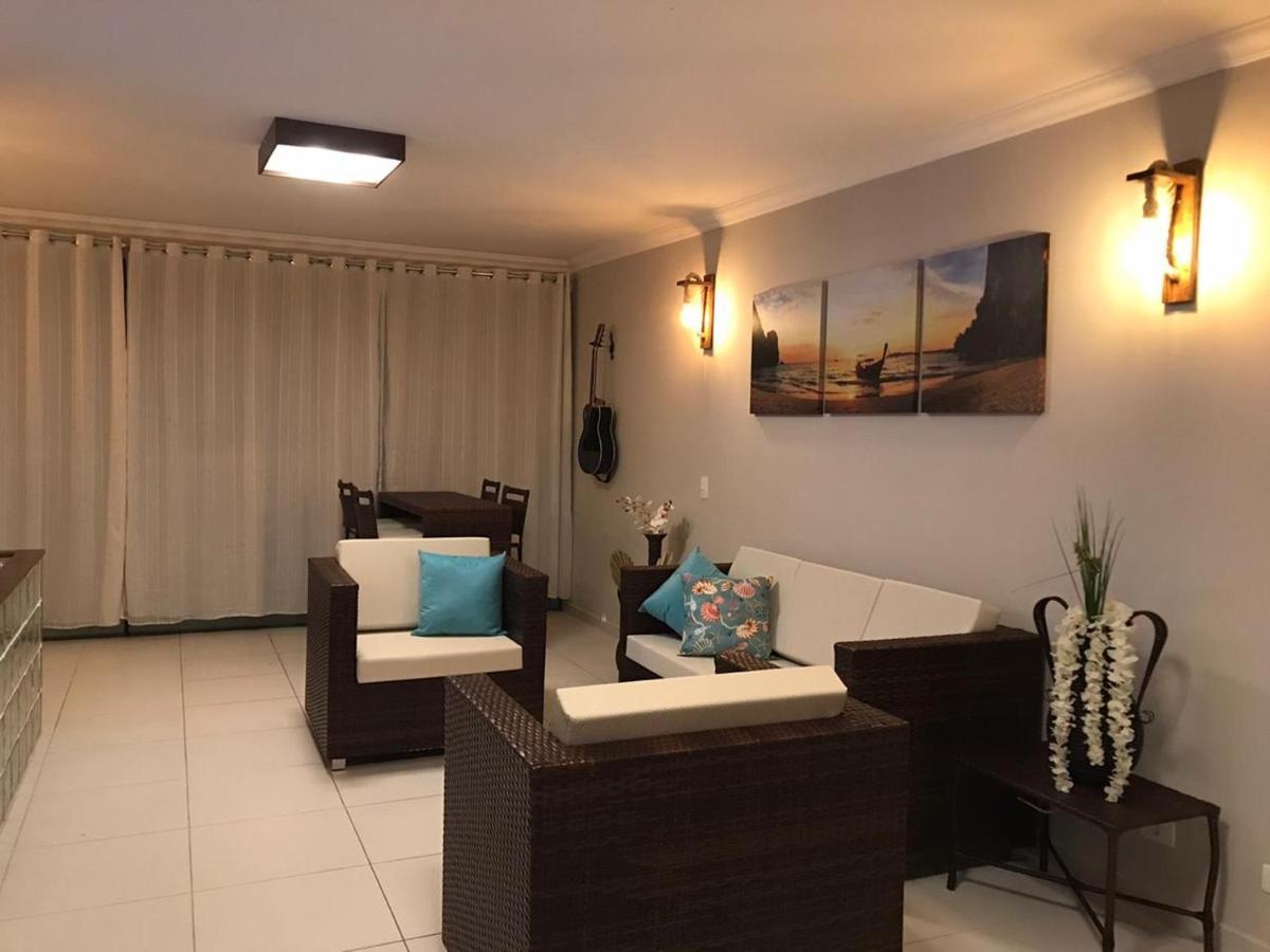 Lindo Duplex Pe Na Areia Com Praia Privativa カラグァタトゥバ エクステリア 写真